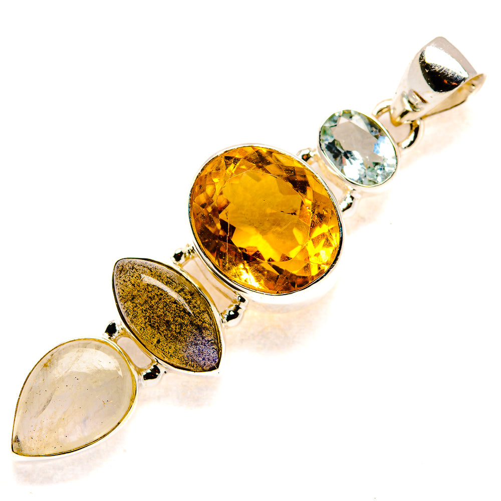 Citrine Pendants handcrafted by Anasilvercos - PD35202 - Photo 2