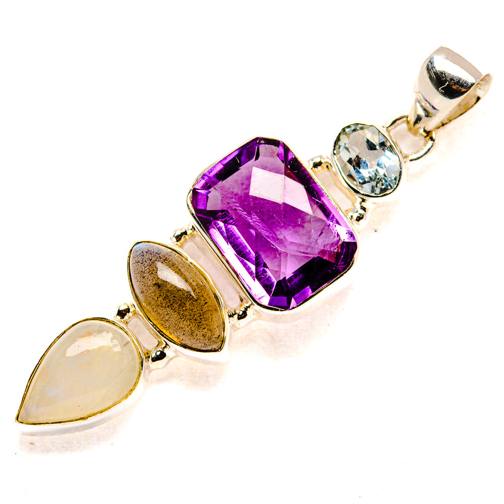 Amethyst Pendants handcrafted by Anasilvercos - PD35204 - Photo 2