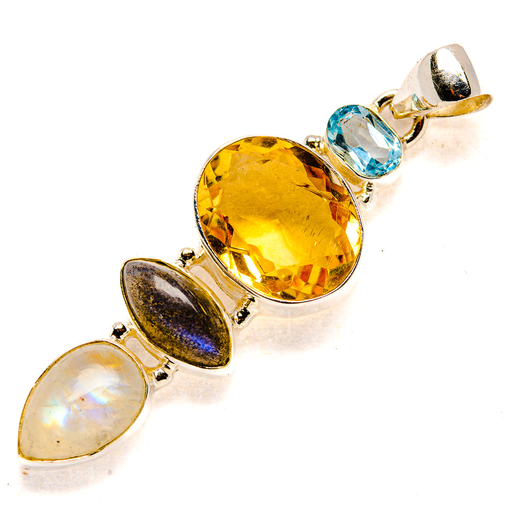 Citrine Pendants handcrafted by Anasilvercos - PD35205 - Photo 2
