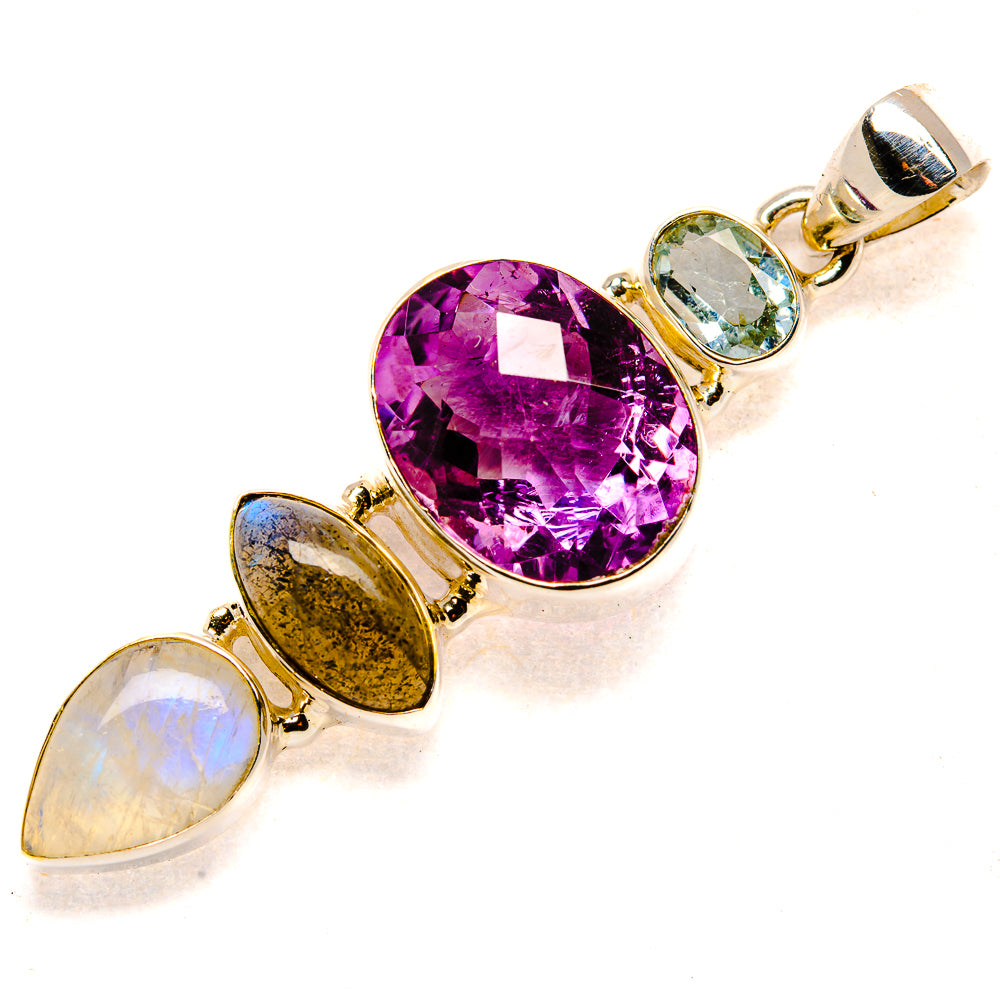 Amethyst Pendants handcrafted by Anasilvercos - PD35206 - Photo 2