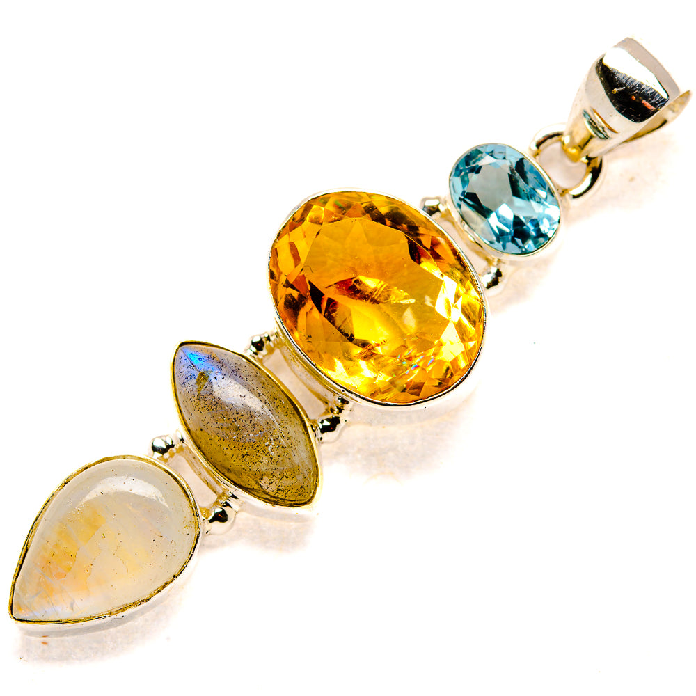 Citrine Pendants handcrafted by Anasilvercos - PD35207 - Photo 2