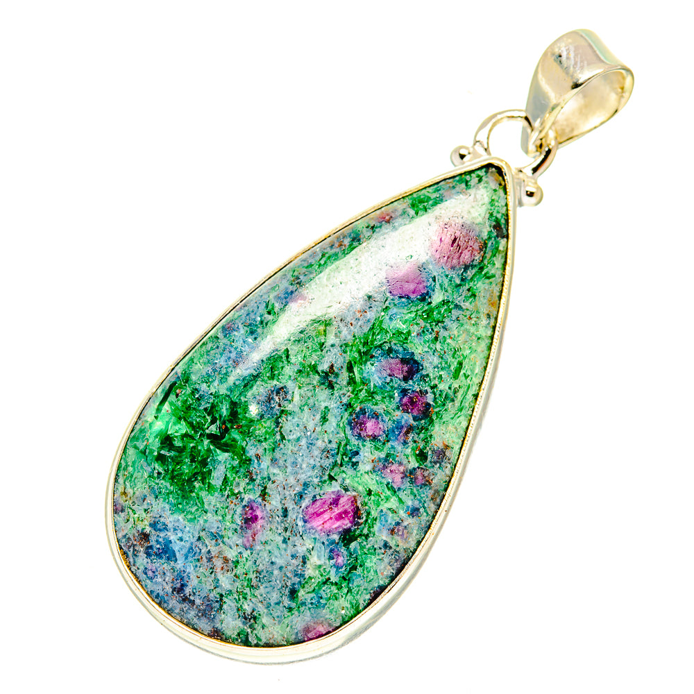 Ruby Fuchsite Pendants handcrafted by Anasilvercos - PD3522