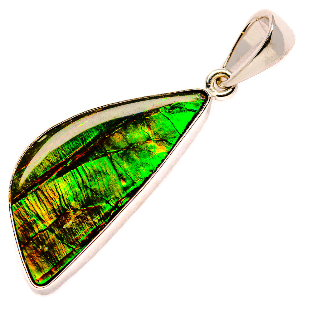 Ammolite Pendants handcrafted by Anasilvercos - PD35223-SS