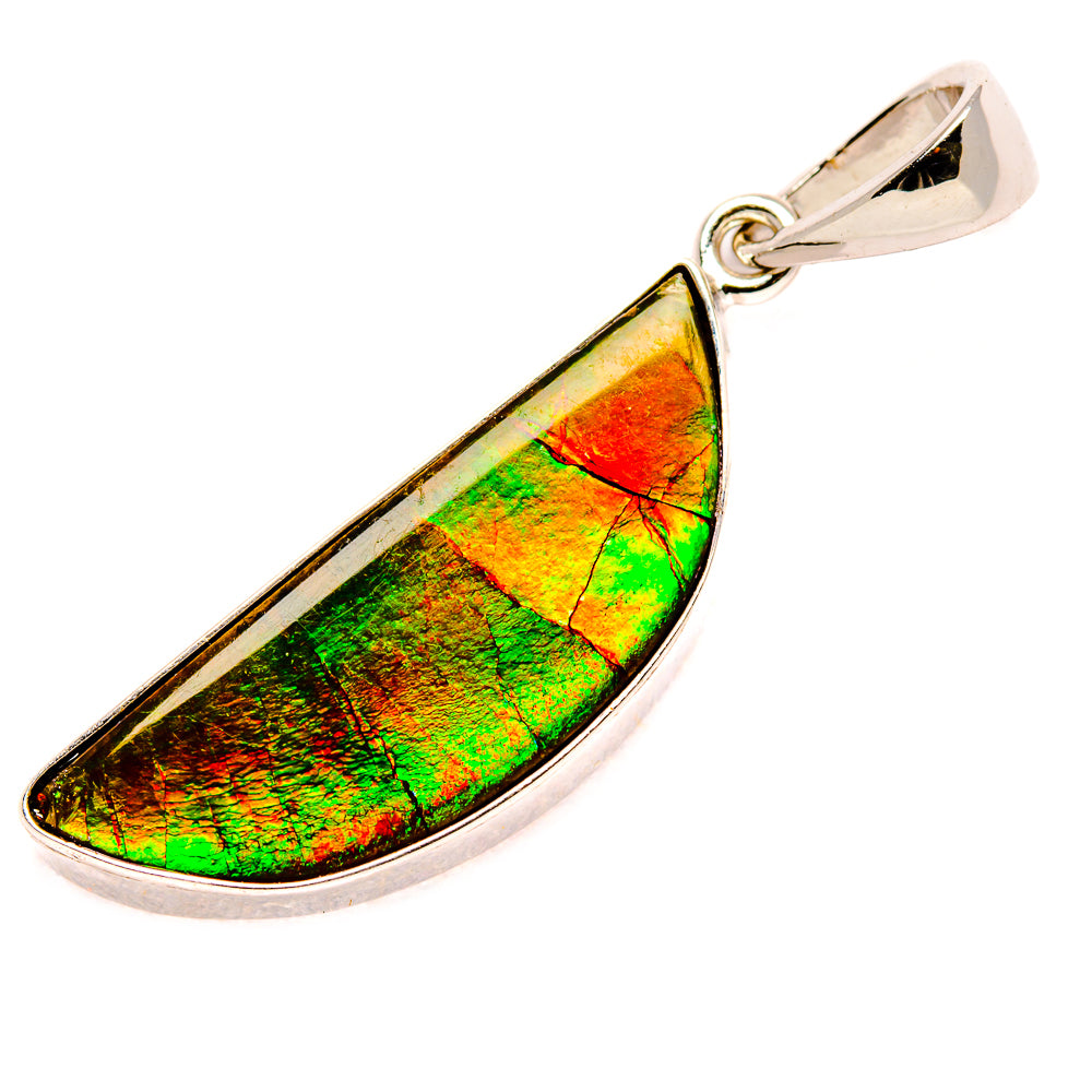 Ammolite Pendants handcrafted by Anasilvercos - PD35224-SS