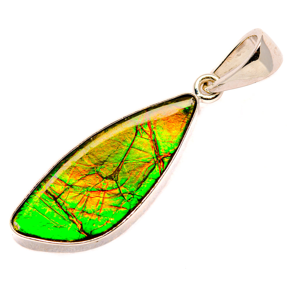 Ammolite Pendants handcrafted by Anasilvercos - PD35225-SS