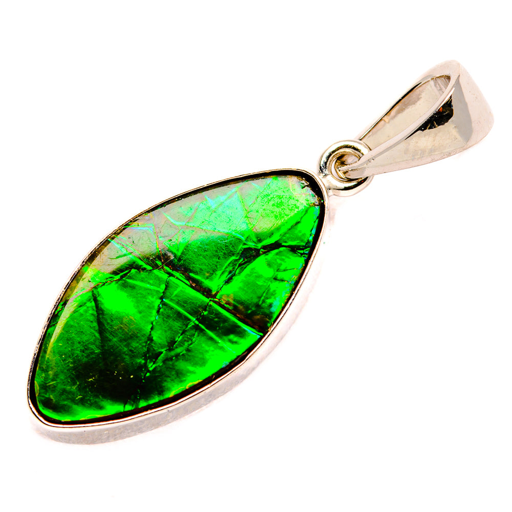 Ammolite Pendants handcrafted by Anasilvercos - PD35226-SS