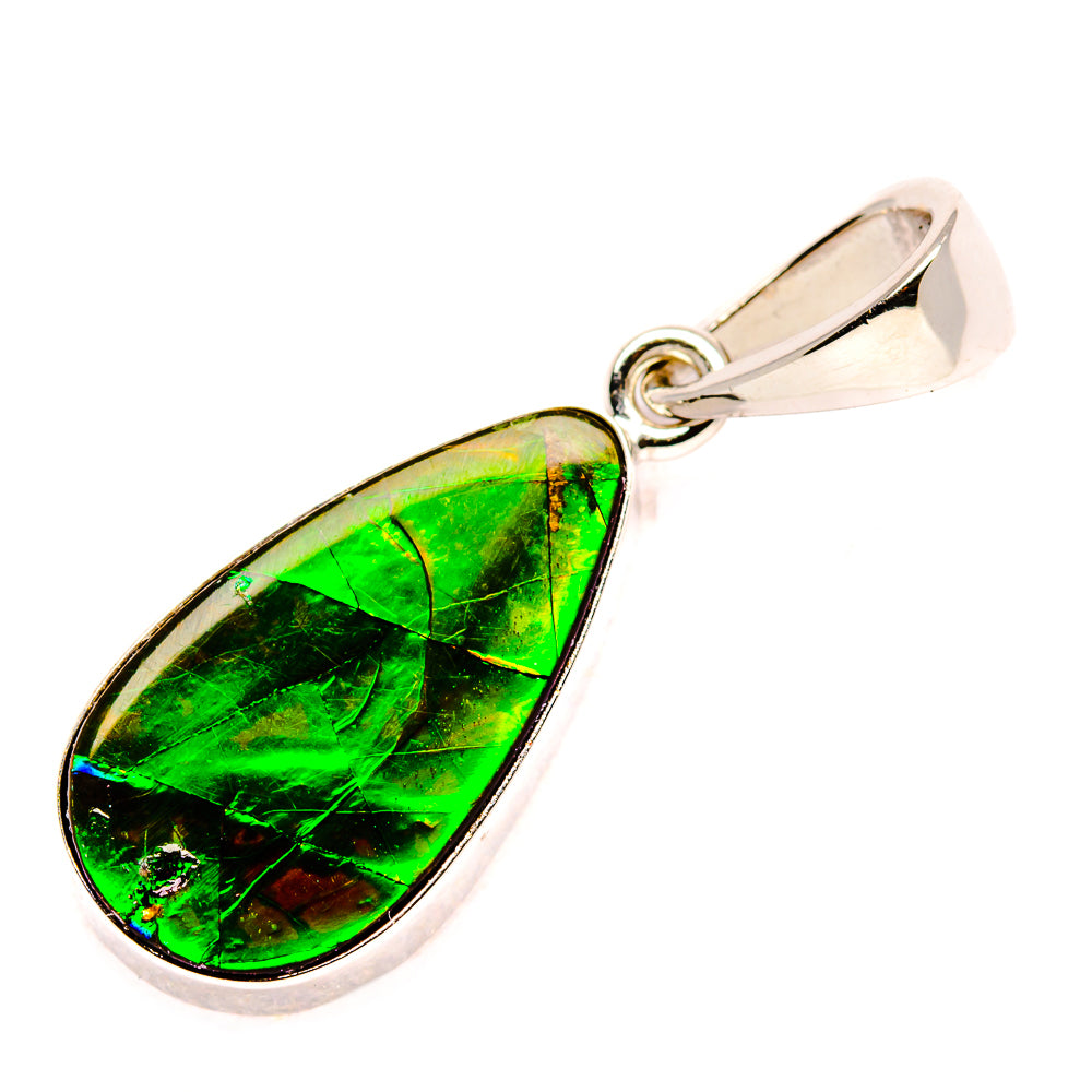 Ammolite Pendants handcrafted by Anasilvercos - PD35229-SS