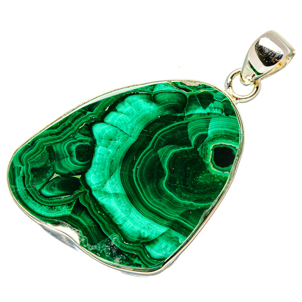 Malachite Pendants handcrafted by Anasilvercos - PD35238 - Photo 2