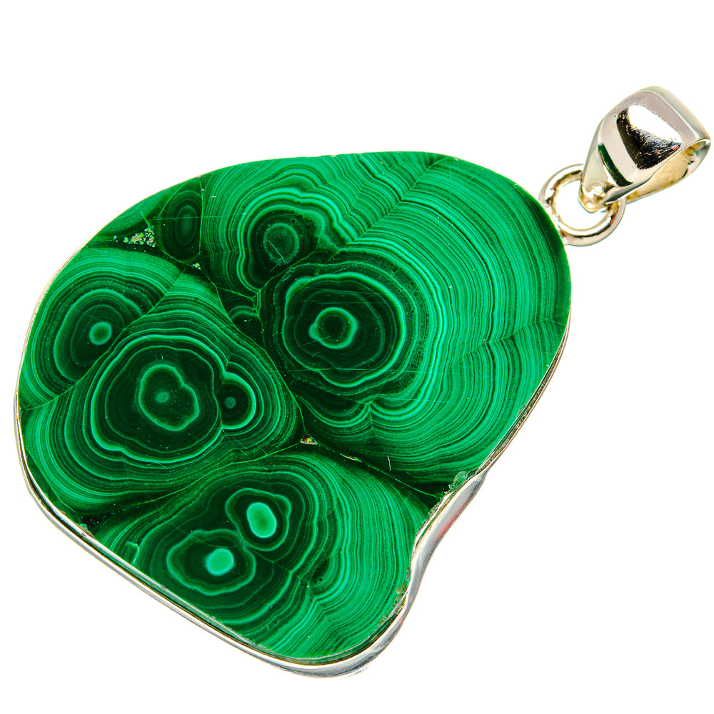 Malachite Pendants handcrafted by Anasilvercos - PD35240 - Photo 2