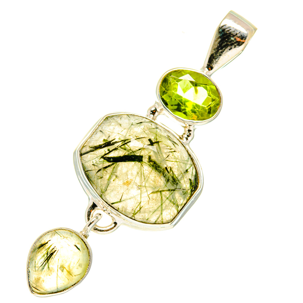 Tourmalinated Quartz Pendants handcrafted by Anasilvercos - PD3526
