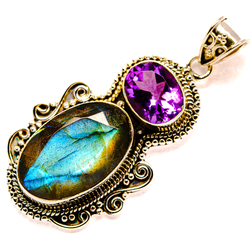 Labradorite Pendants handcrafted by Anasilvercos - PD35263 - Photo 2