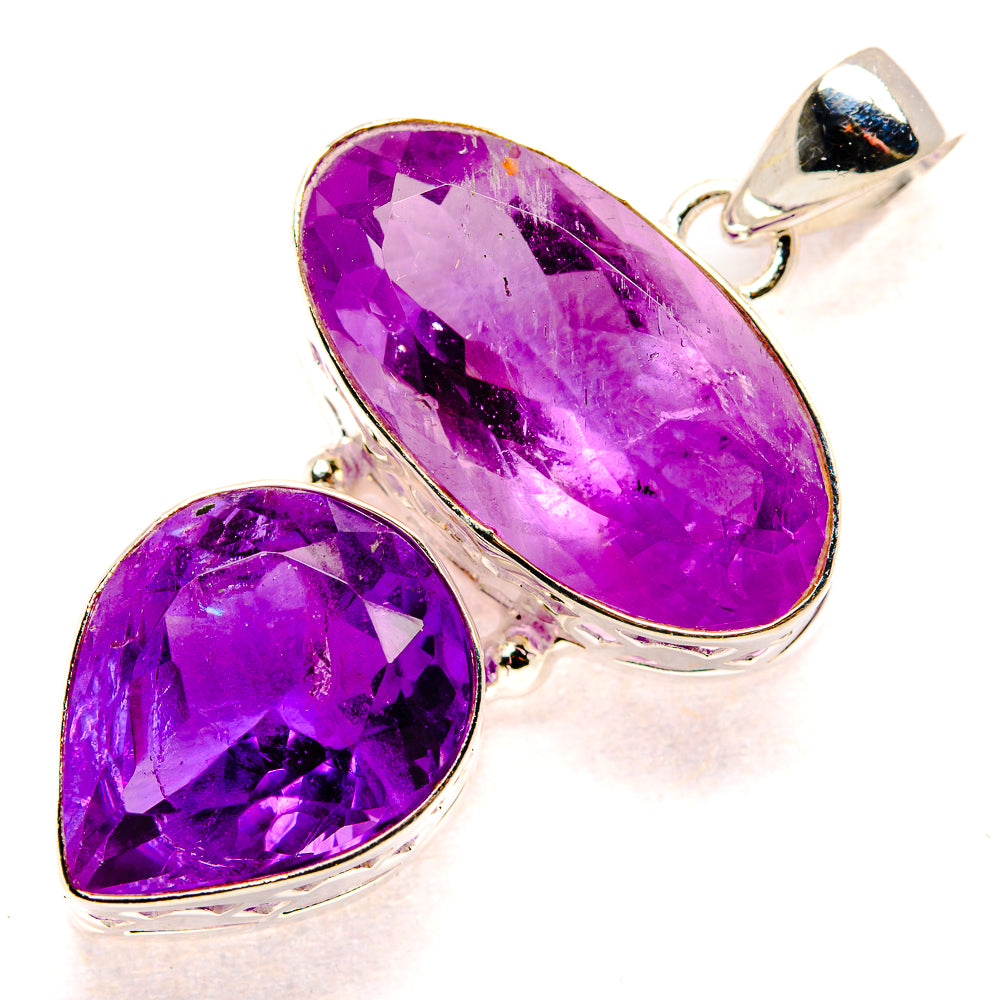 Amethyst Pendants handcrafted by Anasilvercos - PD35271 - Photo 2