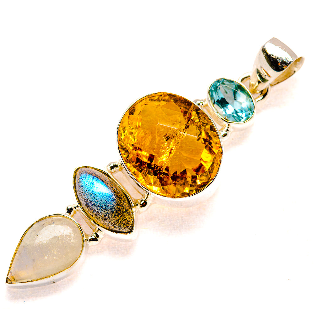 Citrine Pendants handcrafted by Anasilvercos - PD35273 - Photo 2