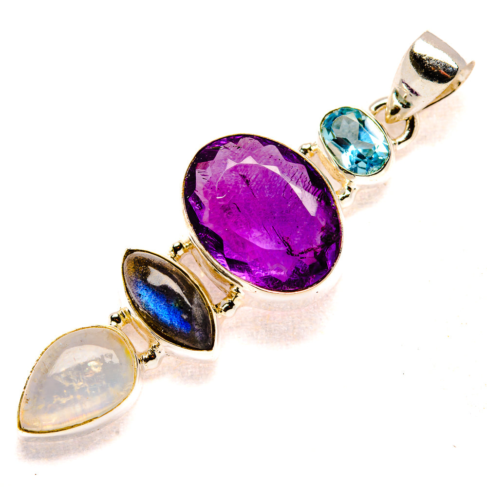 Amethyst Pendants handcrafted by Anasilvercos - PD35276 - Photo 2