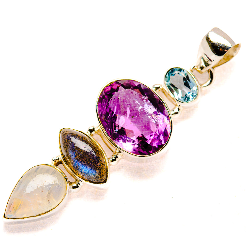 Amethyst Pendants handcrafted by Anasilvercos - PD35283 - Photo 2