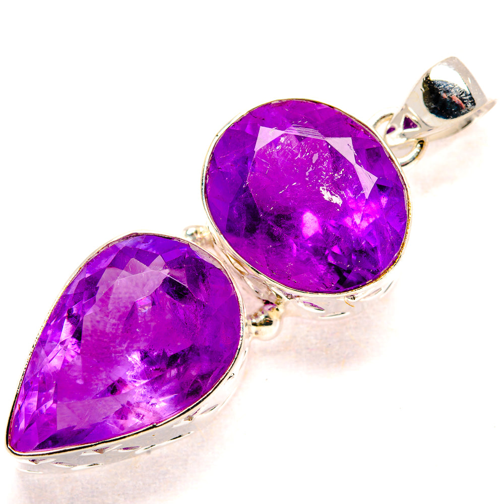 Amethyst Pendants handcrafted by Anasilvercos - PD35285 - Photo 2