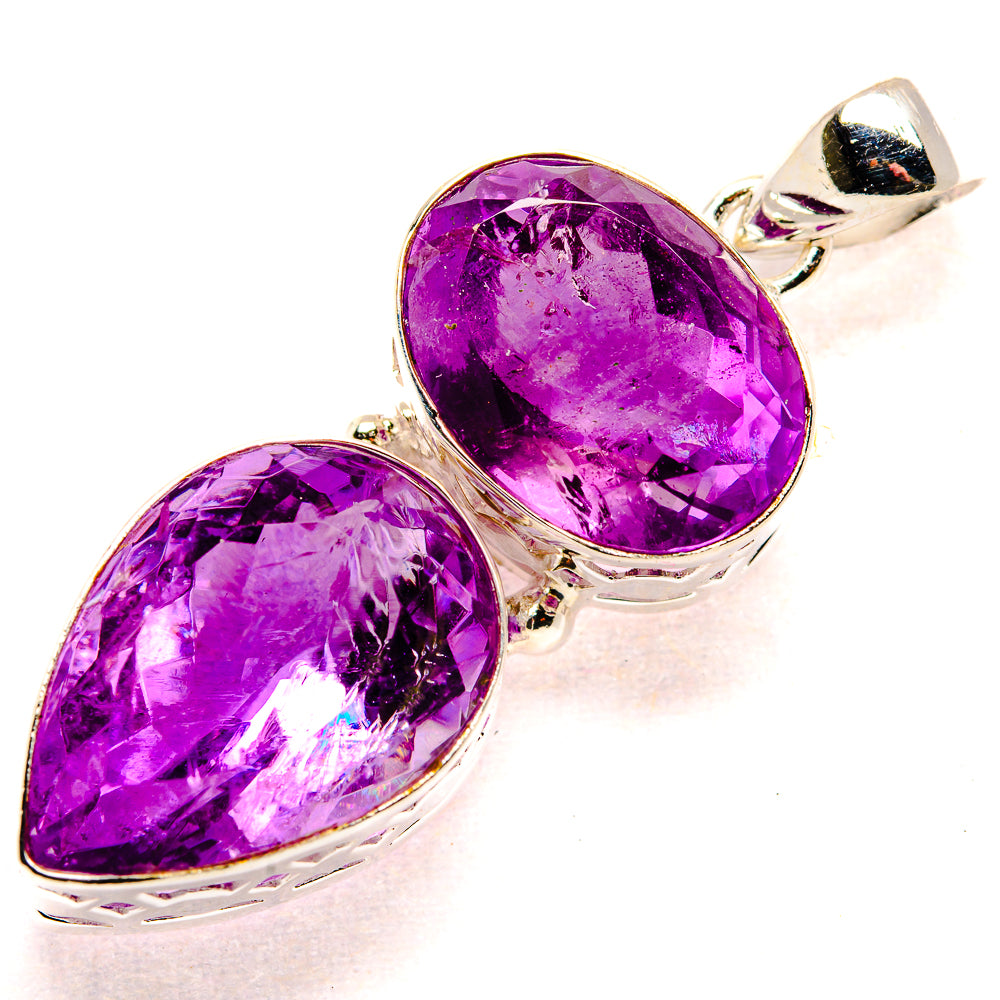 Amethyst Pendants handcrafted by Anasilvercos - PD35287 - Photo 2