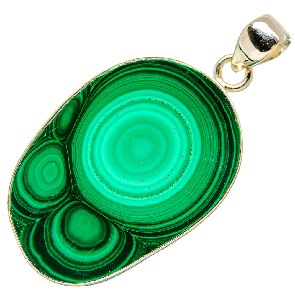 Malachite Pendants handcrafted by Anasilvercos - PD35302 - Photo 2