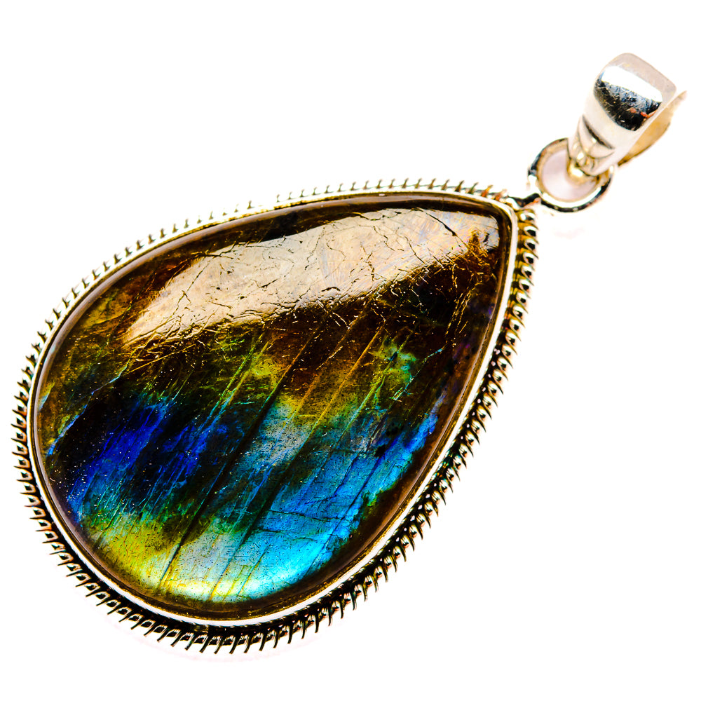 Labradorite Pendants handcrafted by Anasilvercos - PD35318 - Photo 2