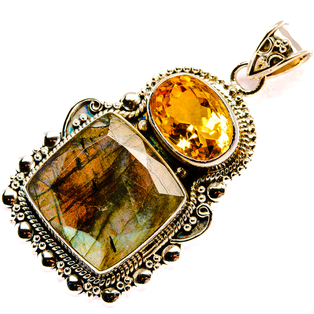 Labradorite Pendants handcrafted by Anasilvercos - PD35321 - Photo 2