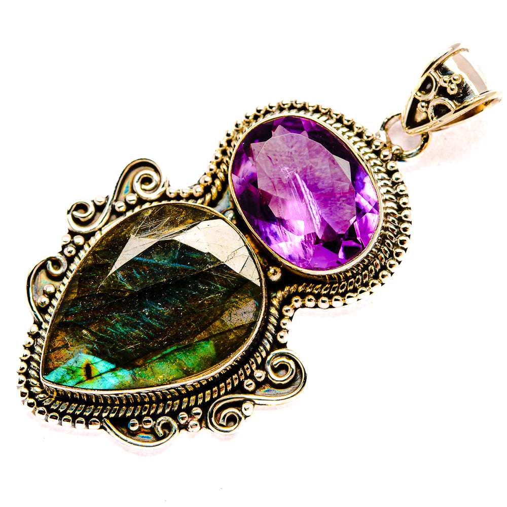 Labradorite Pendants handcrafted by Anasilvercos - PD35322 - Photo 2