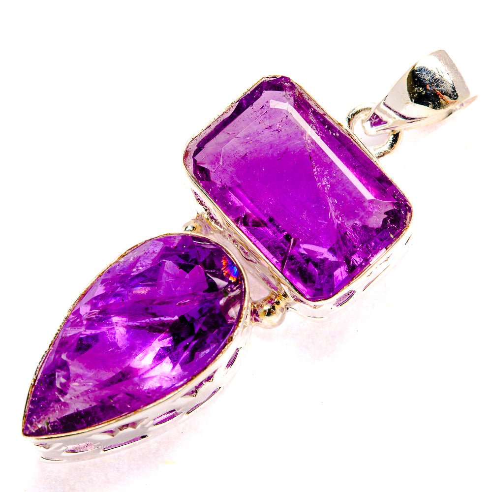 Amethyst Pendants handcrafted by Anasilvercos - PD35329 - Photo 2