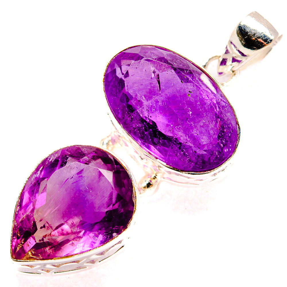 Amethyst Pendants handcrafted by Anasilvercos - PD35335 - Photo 2