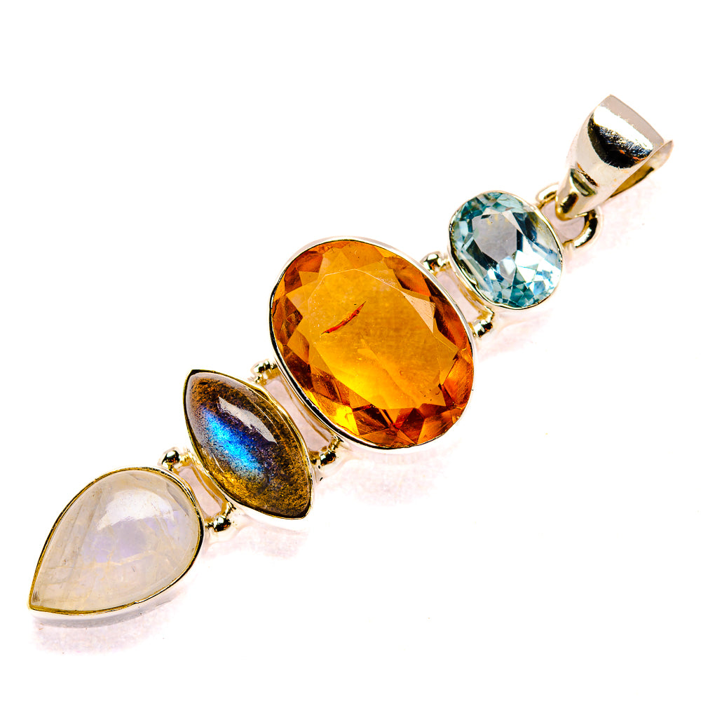Citrine Pendants handcrafted by Anasilvercos - PD35340 - Photo 2