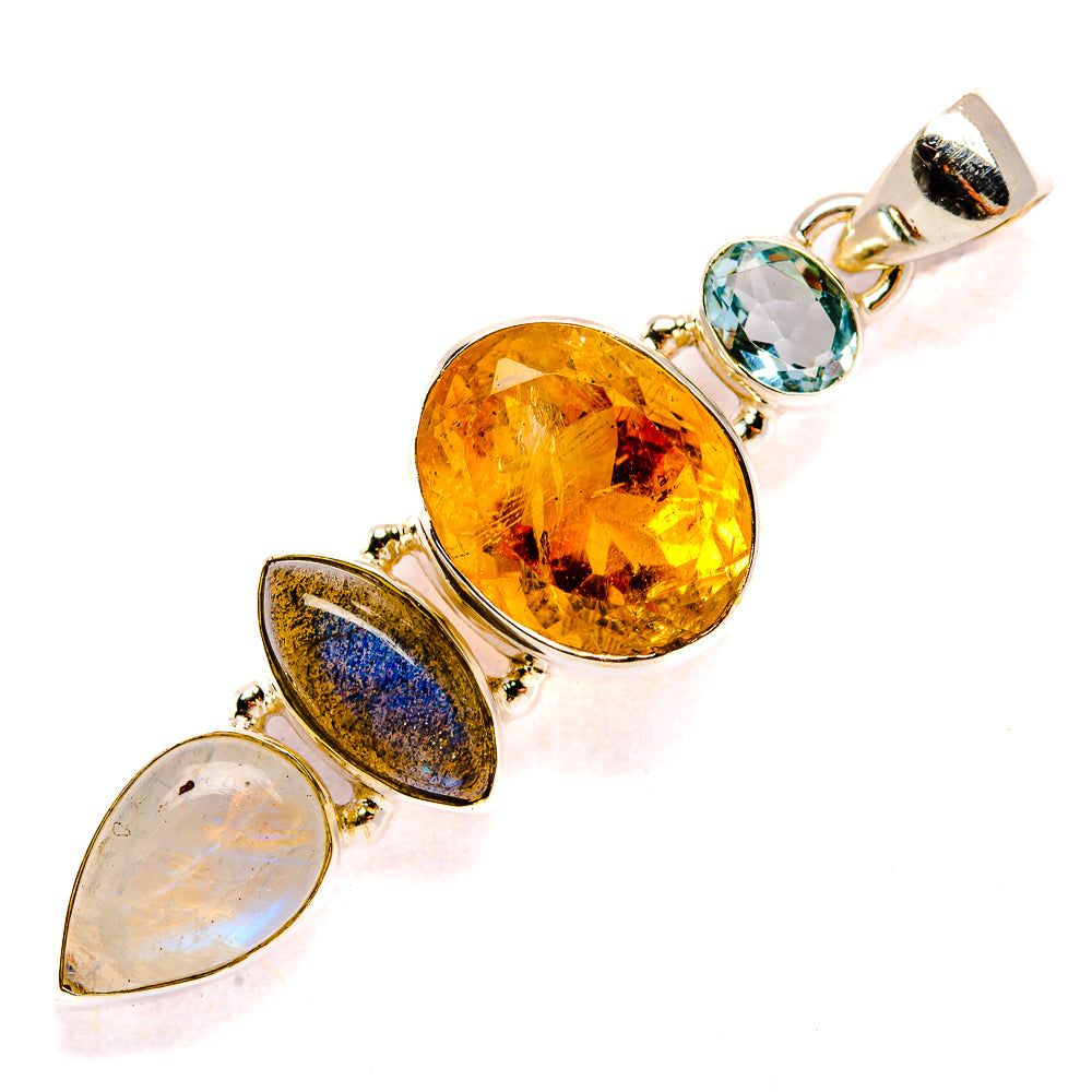 Citrine Pendants handcrafted by Anasilvercos - PD35341 - Photo 2