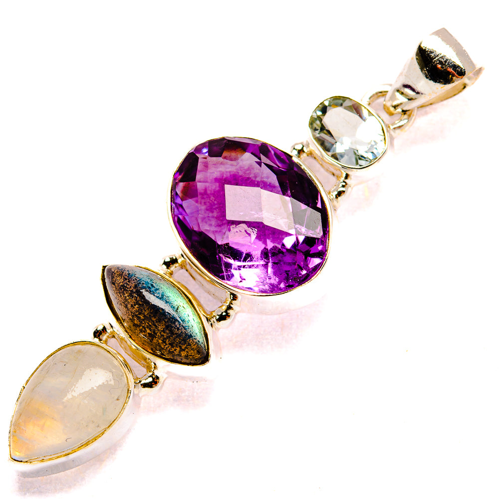 Amethyst Pendants handcrafted by Anasilvercos - PD35342 - Photo 2