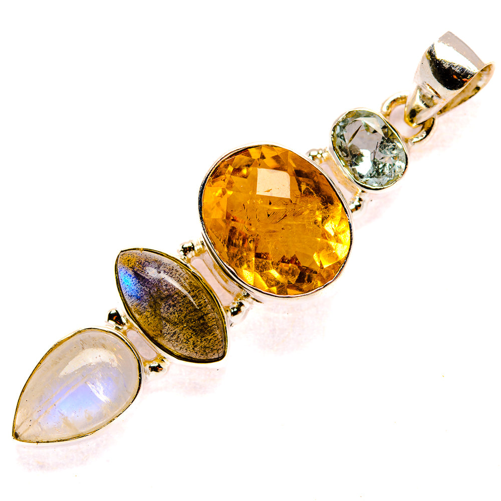 Citrine Pendants handcrafted by Anasilvercos - PD35343 - Photo 2