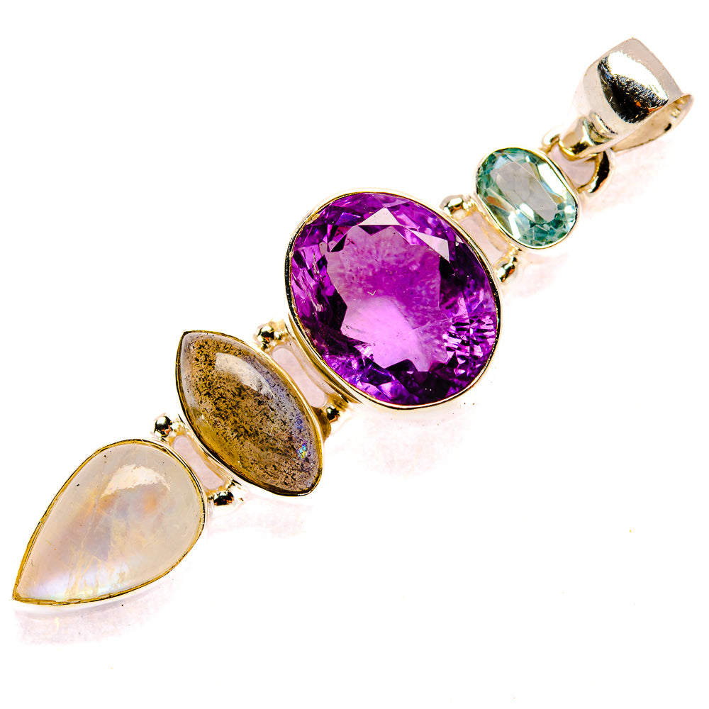 Amethyst Pendants handcrafted by Anasilvercos - PD35344 - Photo 2