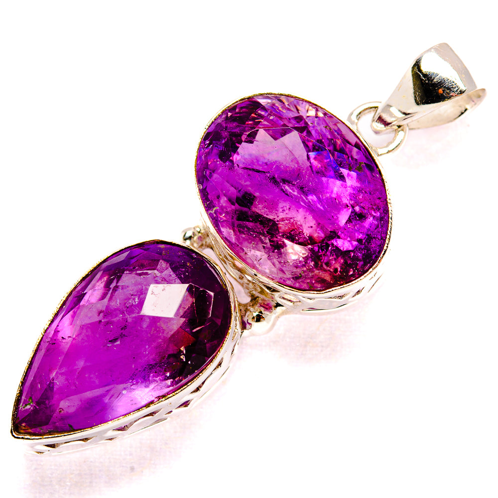 Amethyst Pendants handcrafted by Anasilvercos - PD35346 - Photo 2