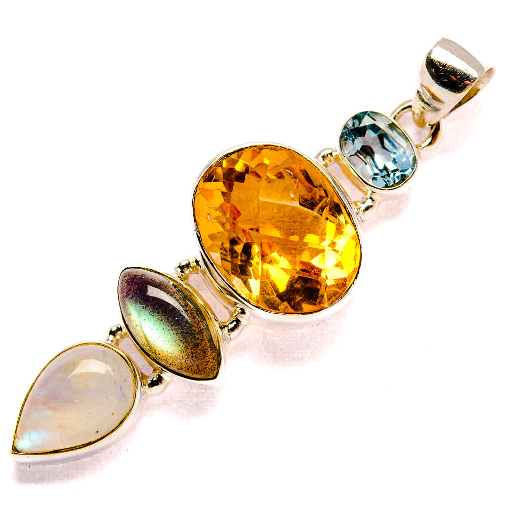 Citrine Pendants handcrafted by Anasilvercos - PD35350 - Photo 2