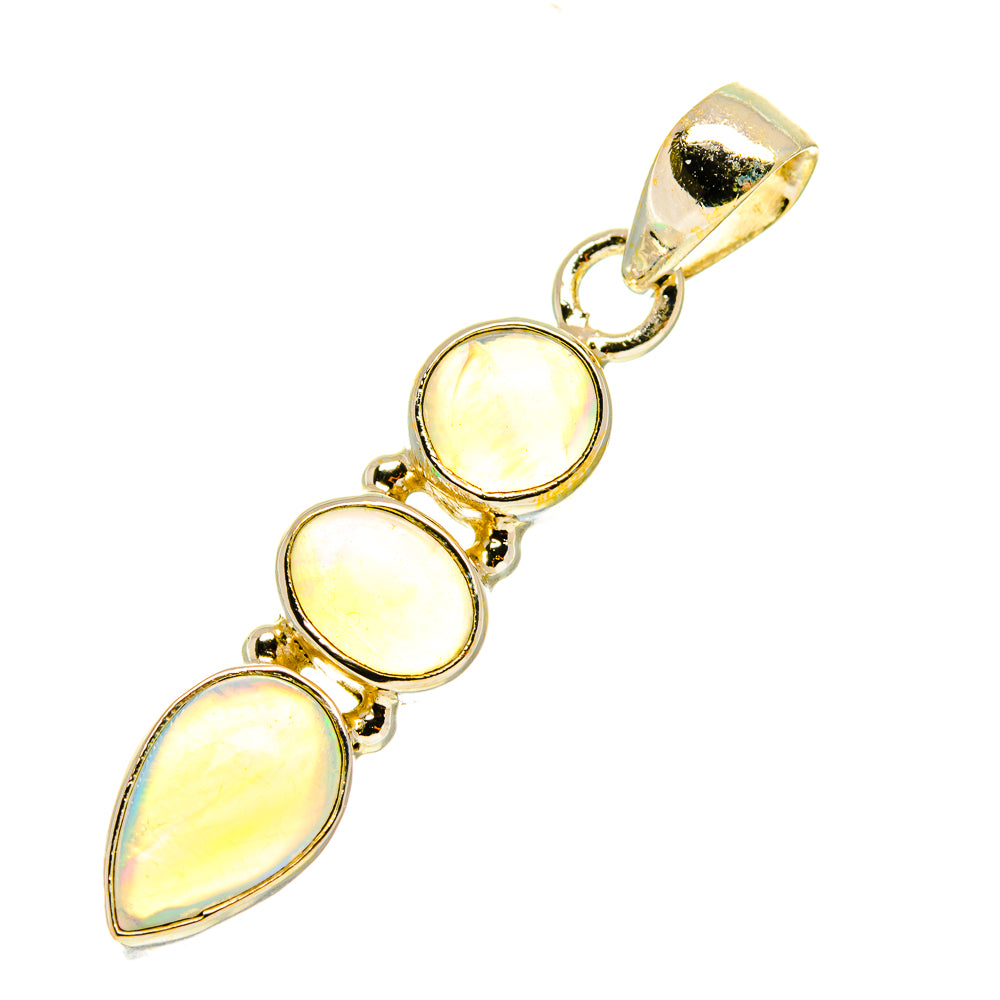 Ethiopian Opal Pendants handcrafted by Anasilvercos - PD3536