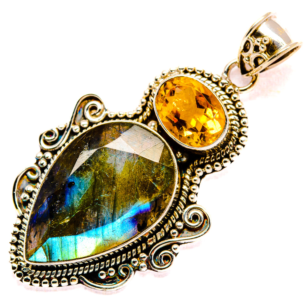 Labradorite Pendants handcrafted by Anasilvercos - PD35360 - Photo 2