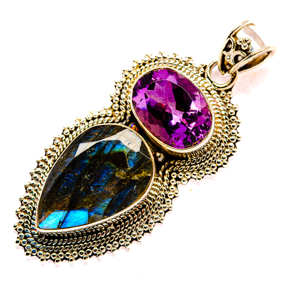 Labradorite Pendants handcrafted by Anasilvercos - PD35361 - Photo 2