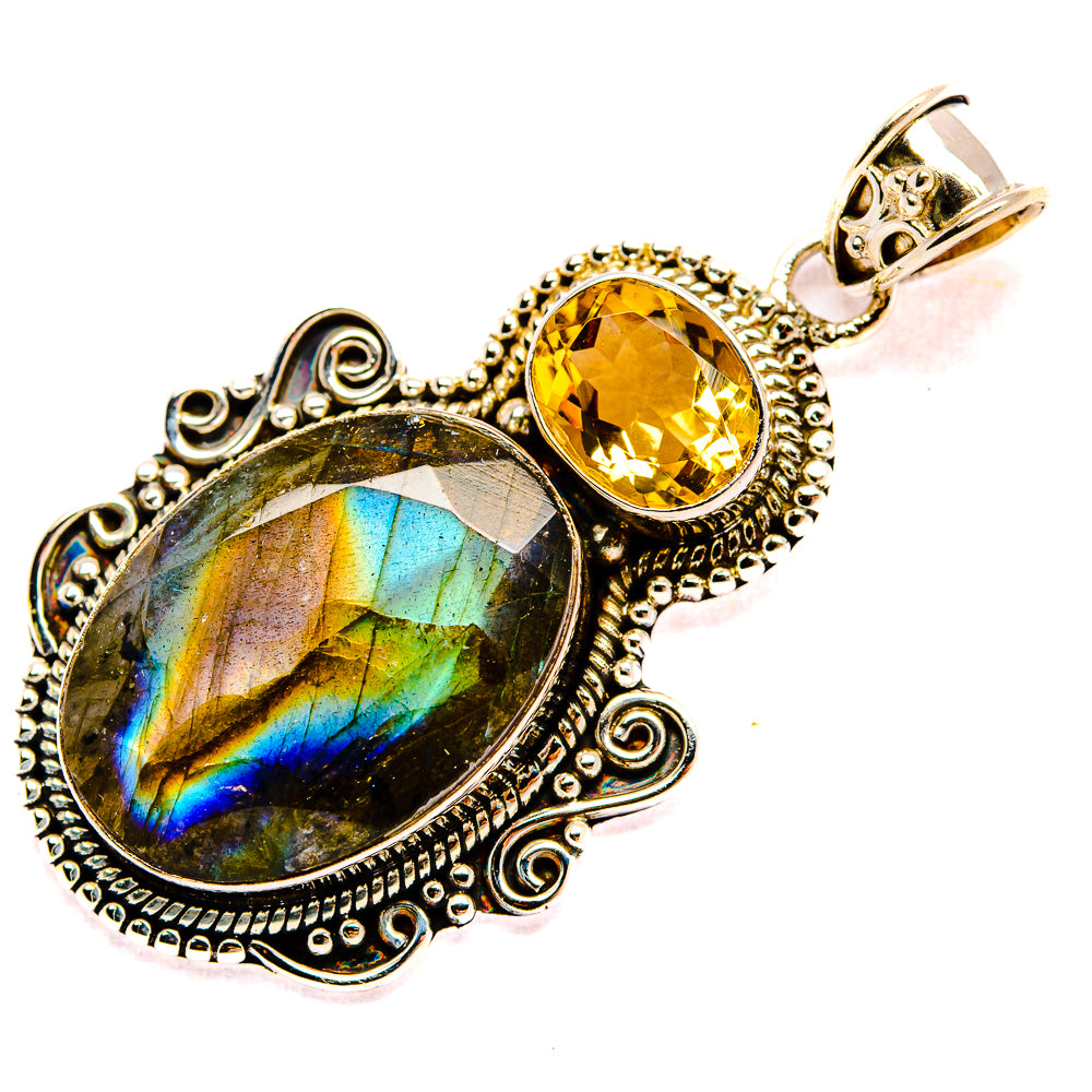 Labradorite Pendants handcrafted by Anasilvercos - PD35362 - Photo 2