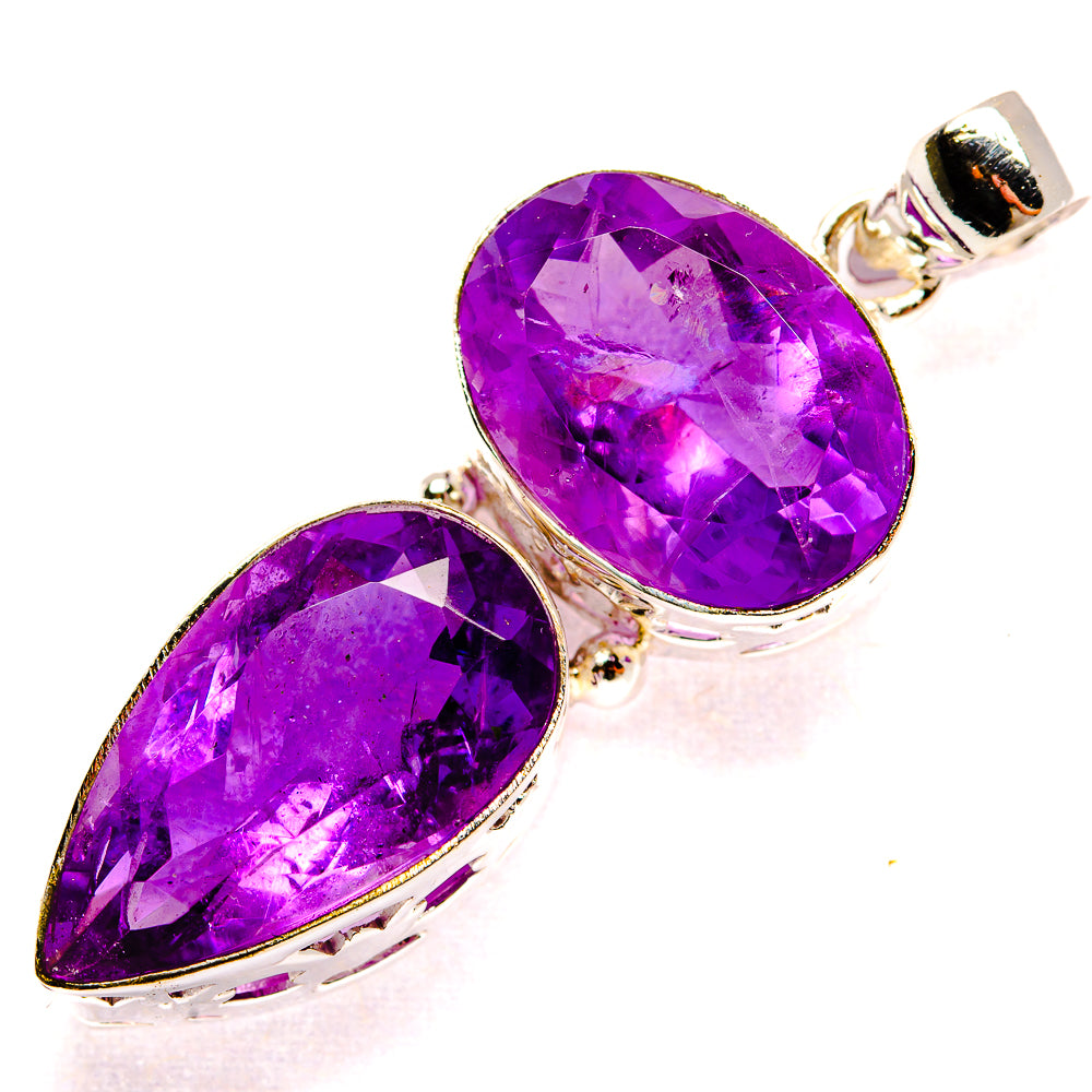 Amethyst Pendants handcrafted by Anasilvercos - PD35365 - Photo 2