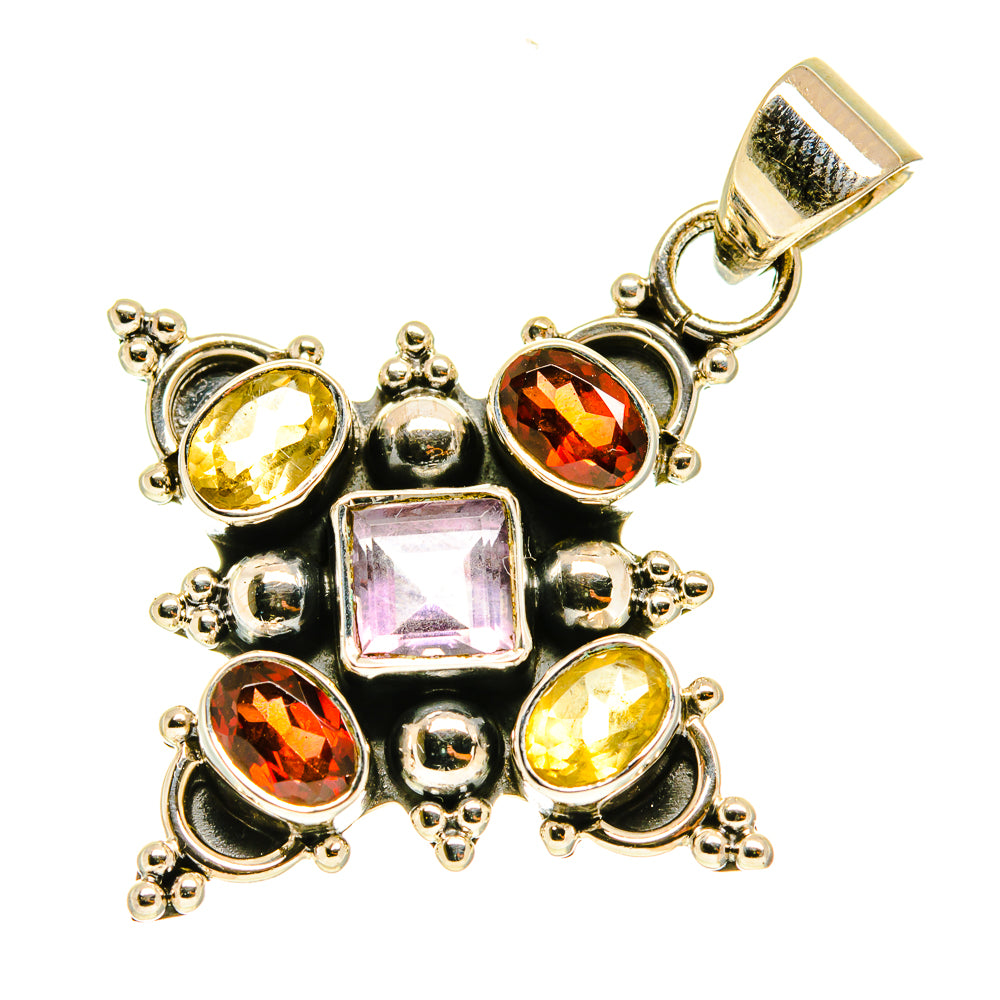 Amethyst Pendants handcrafted by Anasilvercos - PD3538