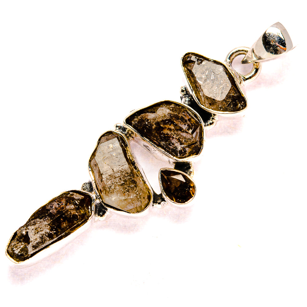 Herkimer Diamond Pendants handcrafted by Anasilvercos - PD35411 - Photo 2