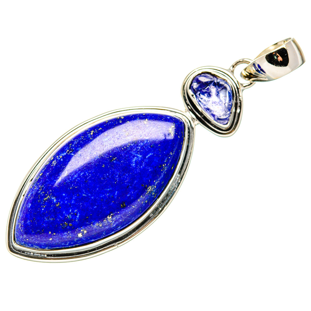 Lapis Lazuli Pendants handcrafted by Anasilvercos - PD35422 - Photo 2