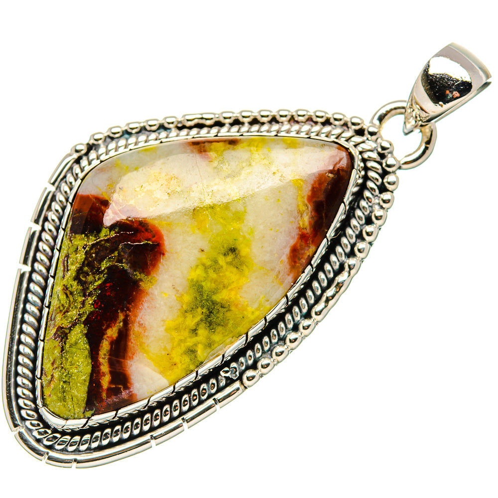 Dragon's Blood Jasper Pendants handcrafted by Anasilvercos - PD35429 - Photo 2