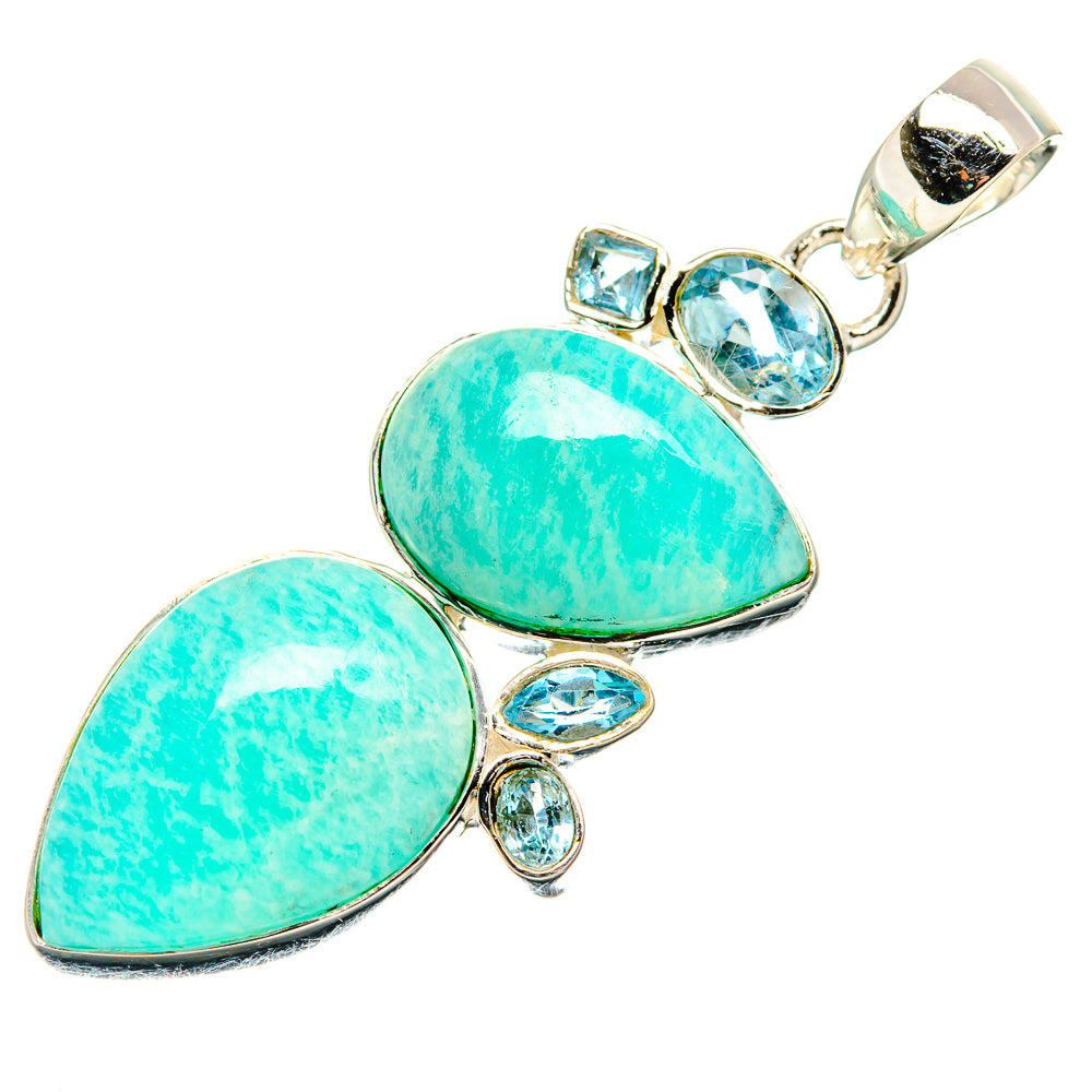 Amazonite Pendants handcrafted by Anasilvercos - PD35455 - Photo 2