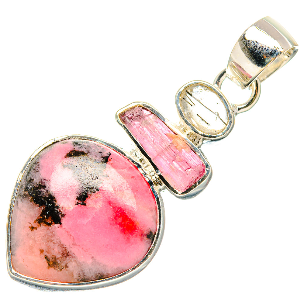Rhodonite Pendants handcrafted by Anasilvercos - PD35456 - Photo 2