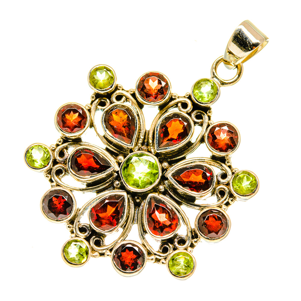 Garnet Pendants handcrafted by Anasilvercos - PD3546
