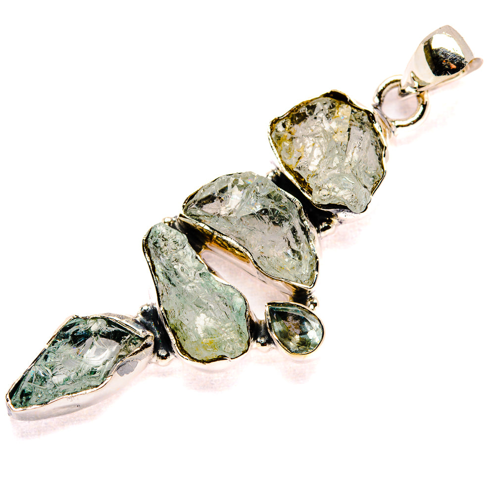 Aquamarine Pendants handcrafted by Anasilvercos - PD35465 - Photo 2