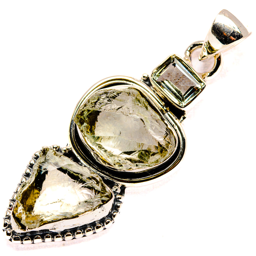Green Amethyst Pendants handcrafted by Anasilvercos - PD35467 - Photo 2