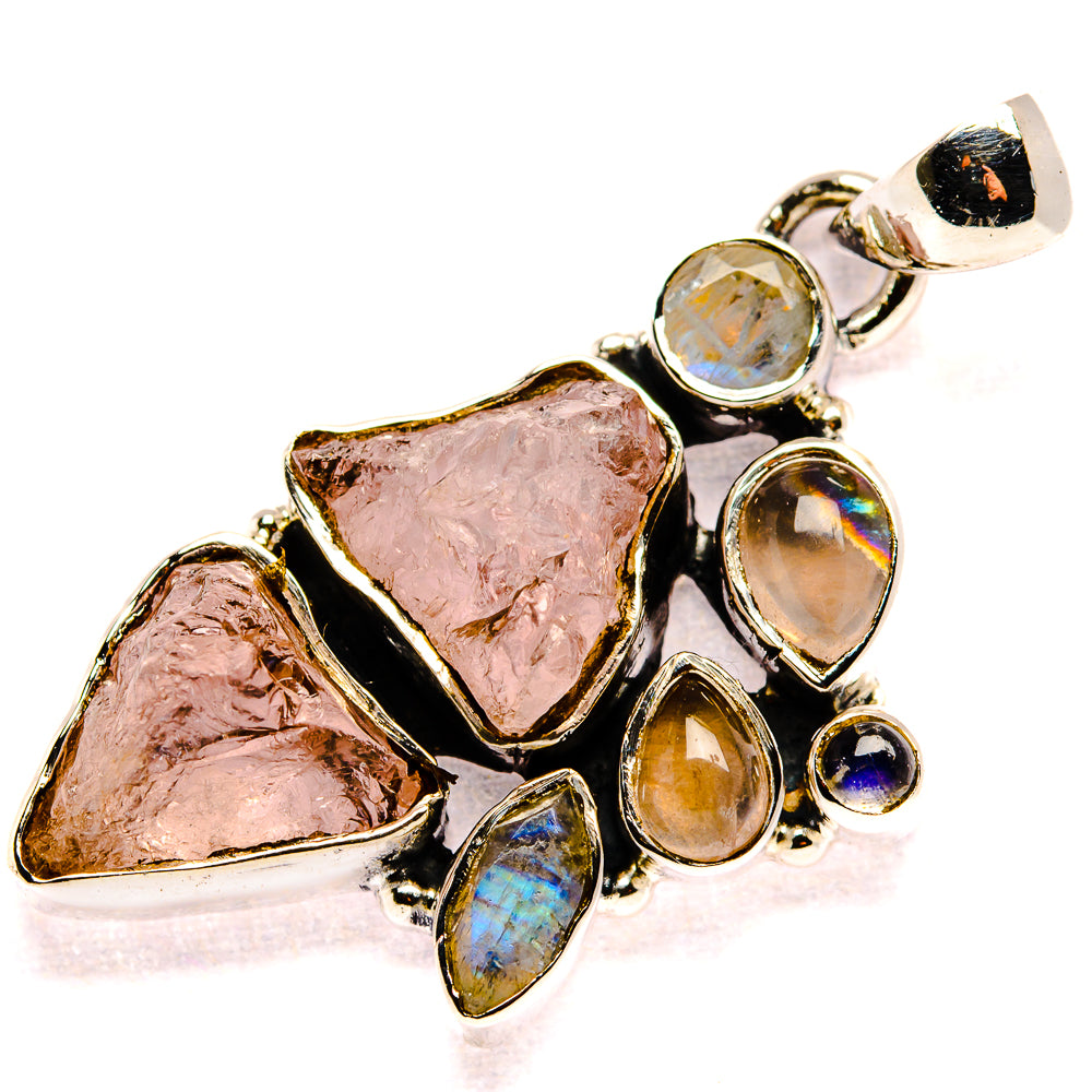 Rose Quartz Pendants handcrafted by Anasilvercos - PD35468 - Photo 2