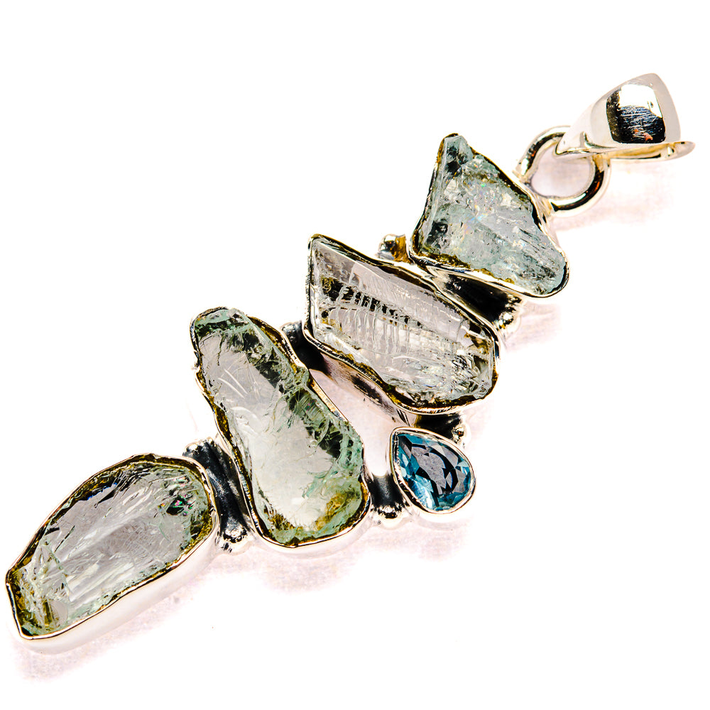 Aquamarine Pendants handcrafted by Anasilvercos - PD35470 - Photo 2